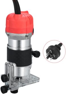Trim Router 30000r/Min Transparante Basis Edge Gids Hout Laminaat Elektrische Trimmer Compact Palm Router Snoer Voor Houtbewerking Au
