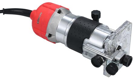 Trim Router 30000r/Min Transparante Basis Edge Gids Hout Laminaat Elektrische Trimmer Compact Palm Router Snoer Voor Houtbewerking Au