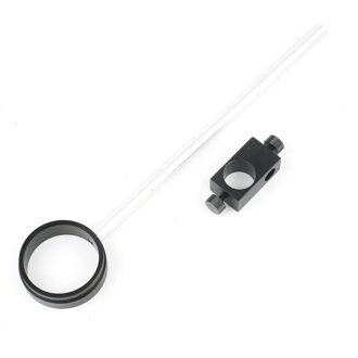 Trinoculaire Microscoop Beweegbare Lichtbron Horizontale Beugel 25Mm 360 Graden Rotatie Up En Down Beweging