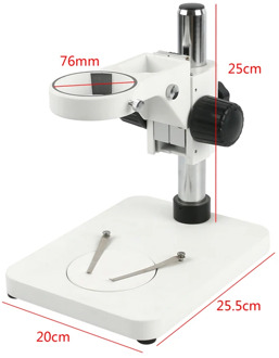 Trinocular Microscope Stereo Microscope Binocular Microscope Adjustable Table Working Stand Holder + 76mm Ring Holde