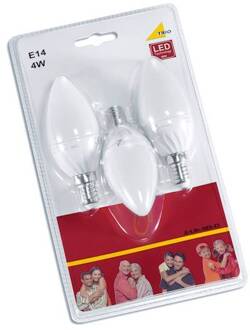 TRIO E14 4W 3000K LED Candle / 3 st