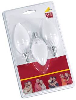 TRIO E14 6W 3000K Candle ledlamp / 3 st