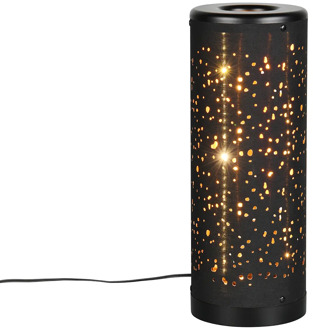 Trio leuchten Tafellamp Taco H 34 cm zwart