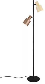 Trio leuchten Vloerlamp Agudo 2 lichts H 161 cm zwart