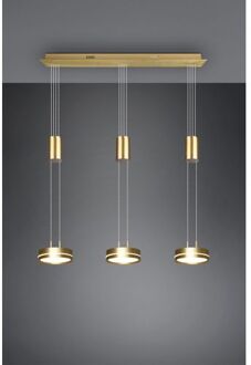 TRIO Moderne Hanglamp Franklin - Metaal - Messing
