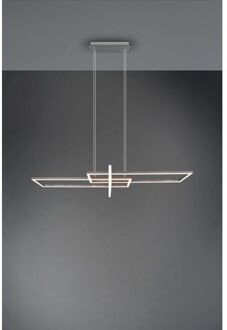TRIO Moderne Hanglamp Salinas - Metaal - Grijs