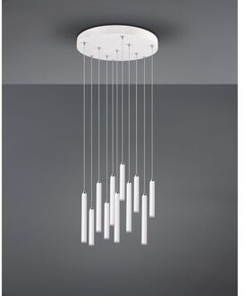 TRIO Moderne Hanglamp Tubular - Metaal - Wit