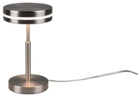 TRIO Moderne Led Tafellamp Franklin - Metaal - Grijs
