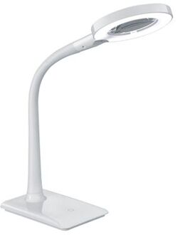 TRIO Moderne Tafellamp Lupo - Metaal - Wit