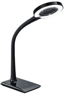 TRIO Moderne Tafellamp Lupo - Metaal - Zwart