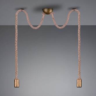 TRIO Rope Hanglamp Brons