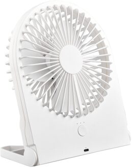TRIO Tafelventilator Breezy H 23 cm oplaadbaar wit