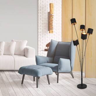 TRIO Tommy Vloerlamp Zwart