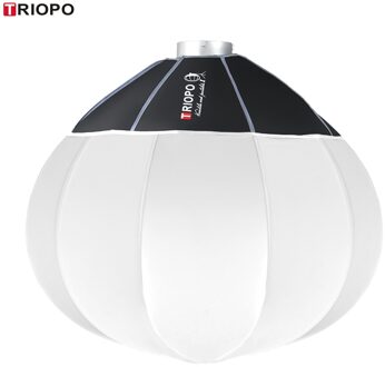 Triopo KQ65 65Cm/26Inch Lantaarn Softbox Sferische Inklapbare Soft Box Quick-Install Bowens Mount Fotografie Verlichting accessoire