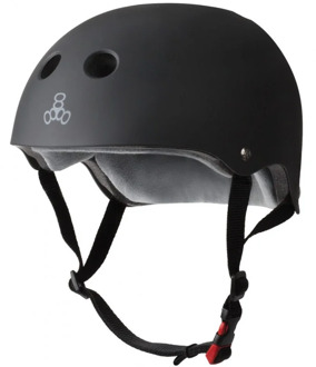 Triple Eight The Certified Sweatsaver Helmet Matte Black - Skate Helm