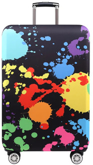 TRIPNUO Thicker Blue City Luggage Cover Suitcase Protective Cover for Trunk Case Apply to 19''-32'' Suitcase Travel Accessories