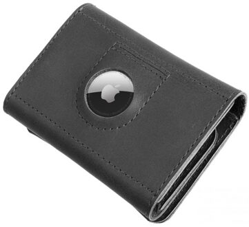 Tripple AirTag wallet zwart