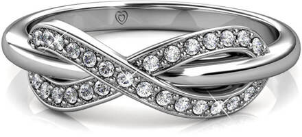 Trist Ring - Zilver en Kristal - Q