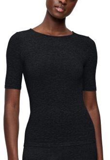Triumph Beauty Layers Short Sleeve Wool Top * Actie * Zwart,Grijs - Small,Medium,Large,X-Large