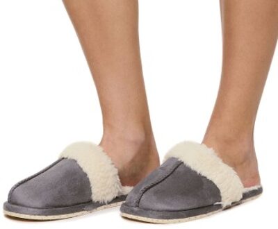 Triumph Closed Toe Slippers * Actie * Grijs - Small,Medium,Large