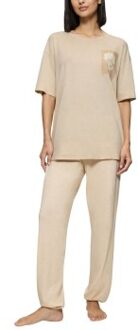 Triumph Endless Comfort Long Sleeve Pyjama * Actie * Beige,Wit,Groen - 36,38,40,42,44,46,48