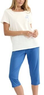 Triumph PK 02 Capri Pyjama Set Groen,Roze,Versch.kleure/Patroon,Beige,Wit,Blauw - 36,38,40,42,44,46,48