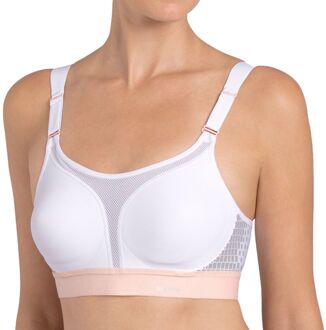 Triumph Sportbeha - Maat 75C - Vrouwen - wit/ licht roze