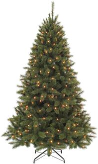 Triumph Tree kunstkerstboom led bristlecone fir maat in cm: 155 x 99 Groen