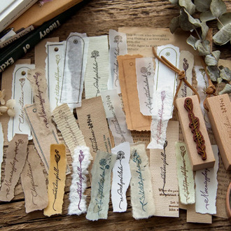 Trivia Series Wooden Seal Creative English Flower Name Retro Plant Stamp DIY Journal Seal Stationery stamps for scrapbooking