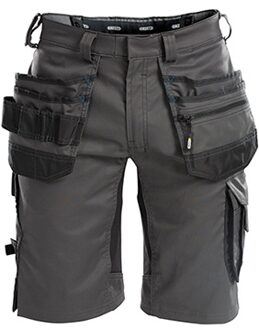 Trix Korte Werkbroek Stretch | Korte Werkbroek Antraciet/Zwart - 58