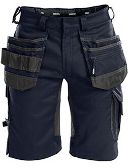 Trix Korte Werkbroek Stretch | Korte Werkbroek Nachtblauw/Antraciet - NL:56 BE:52