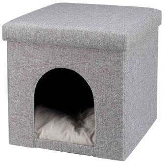 Trixie Cozy Shelter Alois - 38x40x38cm - Grijs - Voor Cat