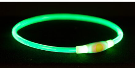 Trixie Halsband Flash Light 65 X 0,8 Cm Groen 2-delig
