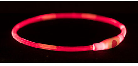 Trixie Halsband Flash Light 65 X 0,8 Cm Rood 2-delig