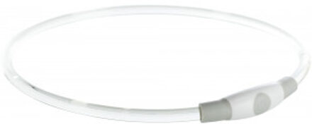 Trixie Hondenhalsband Flash Light 63 Cm Transparant 2-delig