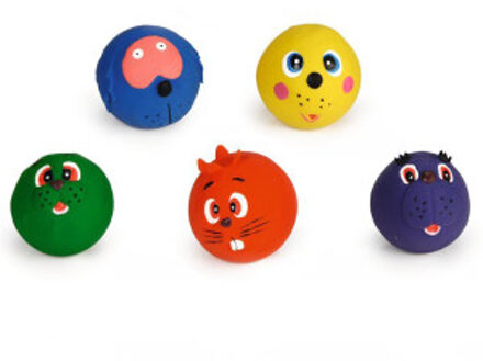 Trixie Latex Bal Diergezichtje voor de hond Per 2