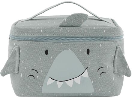 Trixie Mr. Shark Coolbox light grey koeltas Grijs - H 14 x B 20 x D 14 cm