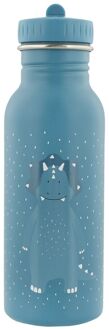 Trixie Mr. Triceratops Bottle 500ml dark blue Blauw - H 20 x B 6.5 x D 6.5 cm
