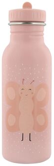 Trixie Mrs. Butterfly Bottle 500ml pink Roze - H 20 x B 6.5 x D 6.5 cm