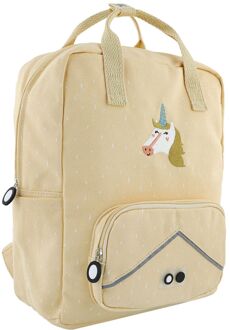 Trixie Mrs. Unicorn Large Backpack light yellow schooltas kind Geel - H 34 x B 27 x D 12 cm