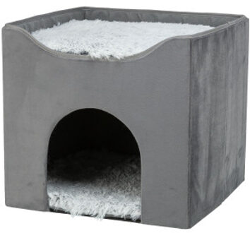 Trixie schuilplaats en kattenmand Harvey 38 x 38 x 38 cm grijs Per stuk