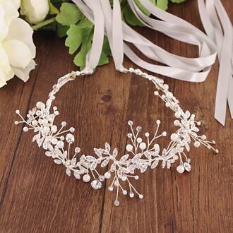 Trixy SH233-S Bruiloft Riem Strass Riem Diamant Jurk Riem Luxe Kristal Riem Zilveren Diamant Riem Voor Vrouwen Riem grijs