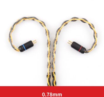 Trn T1 Oortelefoon Kabel 8 Core Goud Zilver Gemengde Plated Upgrade Kabel 3.5 Mm Plug Hoofdtelefoon Kabel Voor Trn V90 BA5 V80 V10 ST1 0.78 PIN