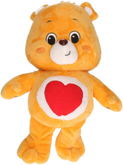 Troetelbeertjes pluche knuffel - oranje - 21 cm - Cartoon knuffel - Troetelberen - Pluche knuffels
