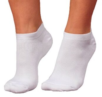 Trofe Bamboo Sneaker Socks 2 stuks * Actie * Zwart,Wit - Maat 35/38,Maat 39/42,Maat 43/46