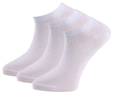 Trofe Cotton Sneaker Socks 6 stuks * Actie * Zwart,Wit - Maat 35/38,Maat 39/42,Maat 43/46
