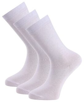 Trofe Cotton Socks 6 stuks Zwart,Wit - Maat 35/38,Maat 39/42,Maat 43/46