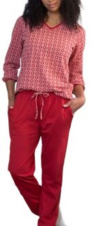 Trofe Decorative Pyjama * Actie * Rood,Zwart - X-Large