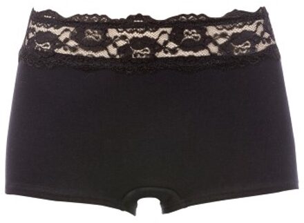 Trofe Lace Trimmed Boxer Briefs 2 stuks Zwart,Wit - Medium,Large,X-Large,XX-Large