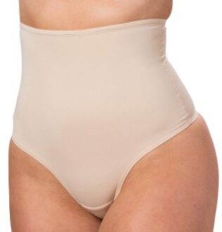 Trofe Shaping High Waist Thong * Actie * Beige,Zwart - Small,Medium,Large,X-Large,XX-Large,3XL